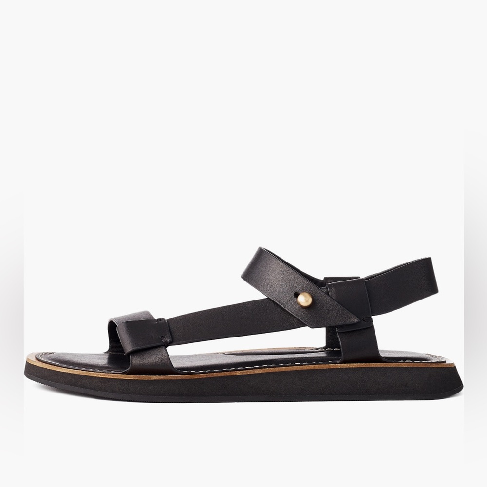 Rag & Bone Parker Strappy Sandals in Black Leather - Like New - 7.5 - Picture 7 of 9